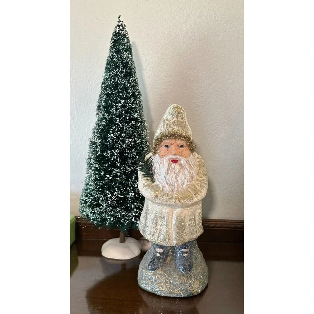 Vintage Teena Flanner Bethany‎ Lowe 15'' Artist Original Belsnickel Santa Figure